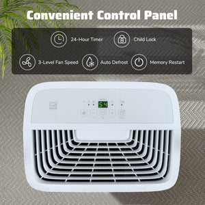 154 Pints Commercial Dehumidifier with Pump and Drain Hoses-Blue