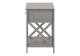 Accent End Table, 2 Tier, Storage Drawer, Transitional Style by Couch.com