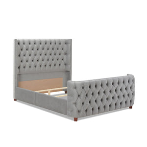 Brooklyn - Tufted Panel Bed Headboard And Footboard Set by Couch.com