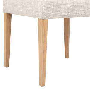 Louise - Split Back Upholstered Dining Side Chair (Set of 2) - Travertine Beige by Couch.com