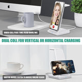 3-in-1 Fast Wireless Charging Stand for Phones, Apple Watch & AirPods by Infinite Basics