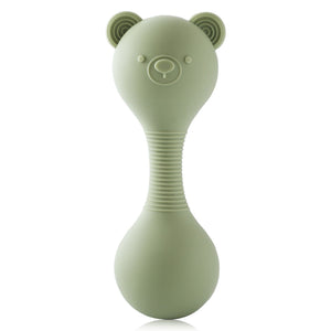 Silicone Sand Hammer Baby Grasping Nibbling Toy Enlightenment Music Sand Hammer Toy