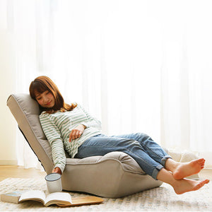 Reclining Japanese Chair Lazy Sofa Tatami Balcony Adjustable Chair by Couch.com