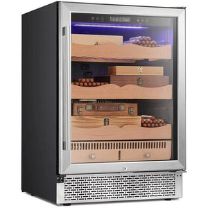 24 Inch Cigar Humidor Electric Humidor Silver Steel X51256
