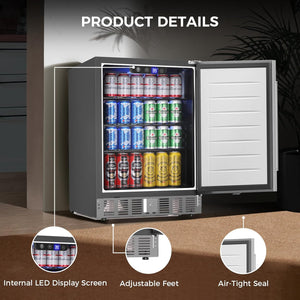 24 Inch Indoor/Outdoor Beverage Refrigerator 58145RKR0
