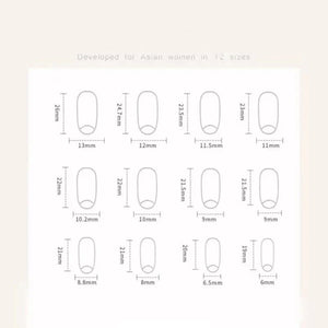 24-piece Hot Girl Y2K Black Star Press On Nails Set