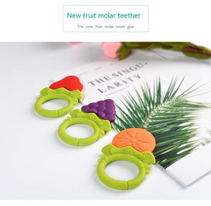 Baby Teething Molar Rod Fruit Silicone