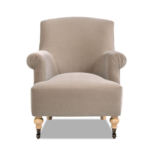 Eloise - Design Pleated Sock Arm Accent Armchair by Couch.com
