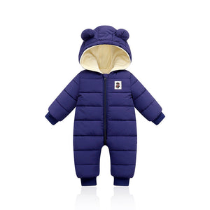 Padded down cotton suit