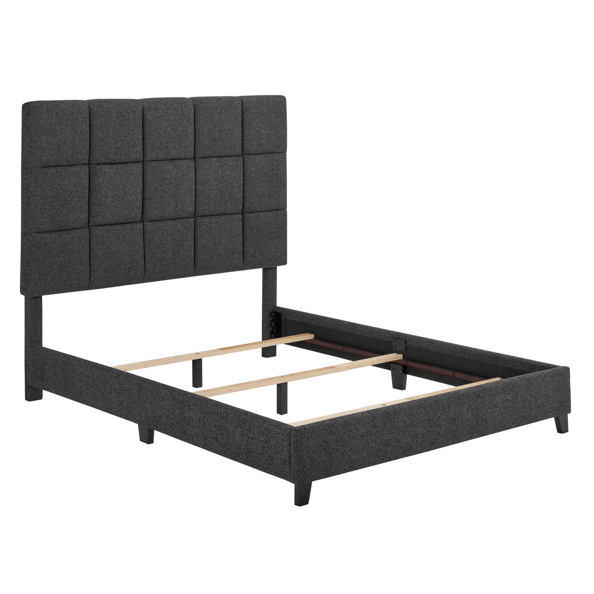 Squares Upholstered Platform Bed by Couch.com