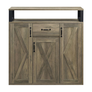 Abiram - Rustic Server - Oak by Couch.com