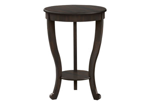 Accent End Table, 2 Tier, Traditional - Walnut by Couch.com