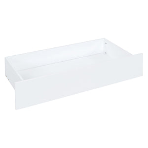 Daybed With Fence Guardrails And 2 Drawers, Split Into Independent Floor Bed & Daybed by Couch.com