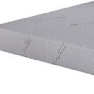 6" White Twin Aloe Vera Infused Memory Foam Mattress