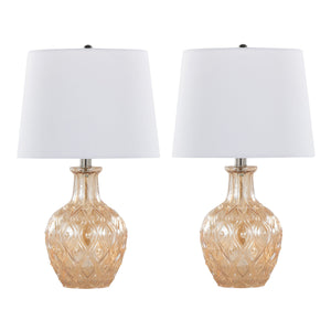 Gloria - Round Contemporary Lamp (Set of 2) by Couch.com