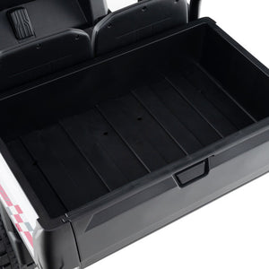 24V Kids Golf Cart 4WD 2-Seater Ride on Car with Storage Trunk and Horn-Blue