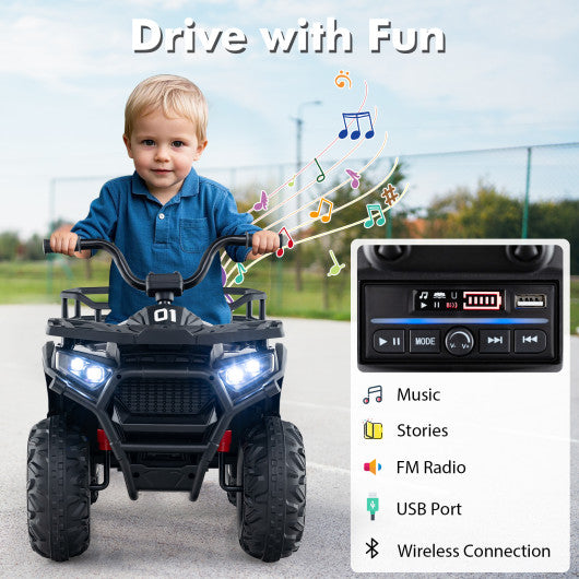 6V Electric Kids Ride on Push Car Maserati Licensed with Foot Pedal and Music-Pink
