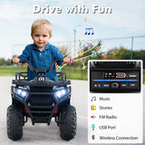 6V Electric Kids Ride on Push Car Maserati Licensed with Foot Pedal and Music-Pink