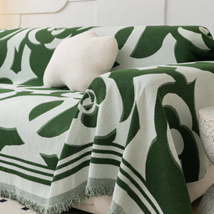 Chenille Sofa Cover Blanket, Couch Cover Blanket Throws for Couches Living Room Furniture Throw Covers