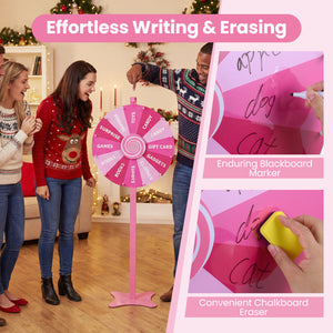 24 Inch Prize Wheel with Blackboard Marker and Eraser
