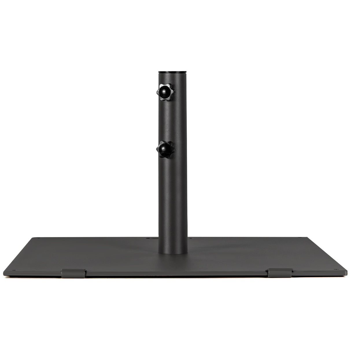 24 Inch Square Patio Umbrella Base 50 LBS Weighted-Black