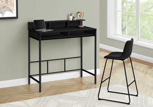 Computer Desk For Home Office, Standing, Storage Shelves, Laptop, Contemporary & Modern by Couch.com