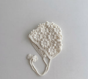 Breathable Lace Up Earflaps Woolen Hat Girl