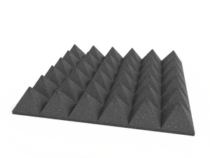 4 Inch Acoustic Foam Pyramid Style Panels - 13 Color Options