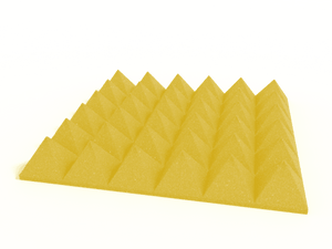 4 Inch Acoustic Foam Pyramid Style Panels - 13 Color Options