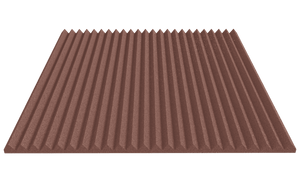 1 Inch Acoustic Foam Wedge Style Panels - 13 Color Options