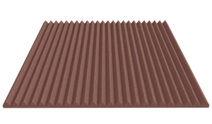 1 Inch Acoustic Foam Wedge Style Panels - 13 Color Options
