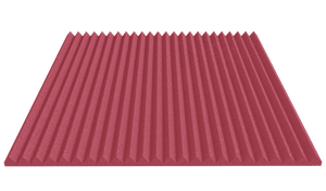 1 Inch Acoustic Foam Wedge Style Panels - 13 Color Options