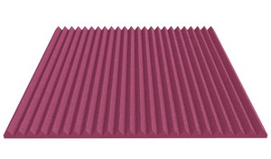 1 Inch Acoustic Foam Wedge Style Panels - 13 Color Options