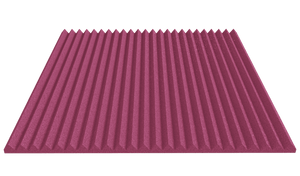 1 Inch Acoustic Foam Wedge Style Panels - 13 Color Options