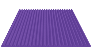 1 Inch Acoustic Foam Wedge Style Panels - 13 Color Options