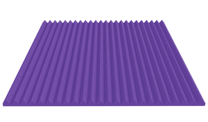 1 Inch Acoustic Foam Wedge Style Panels - 13 Color Options
