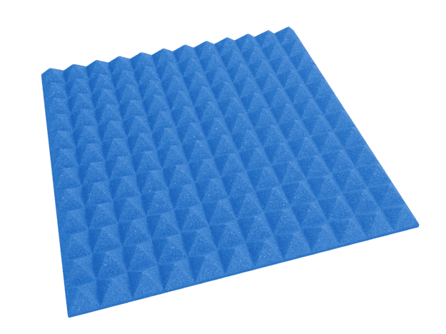 2 Inch Acoustic Foam Pyramid Style Panels - 13 Color Options
