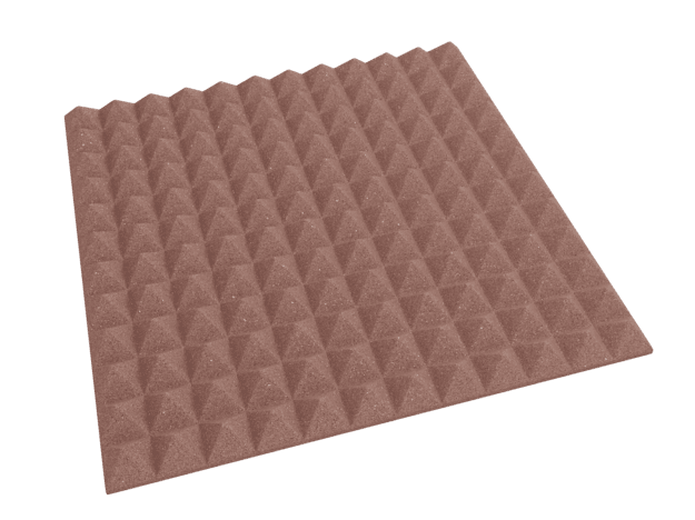 2 Inch Acoustic Foam Pyramid Style Panels - 13 Color Options