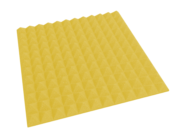 2 Inch Acoustic Foam Pyramid Style Panels - 13 Color Options
