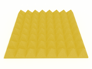 3 Inch Acoustic Foam Pyramid Style Panels - 13 Color Options