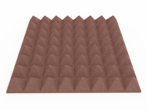 3 Inch Acoustic Foam Pyramid Style Panels - 13 Color Options
