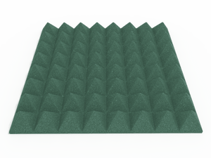 3 Inch Acoustic Foam Pyramid Style Panels - 13 Color Options