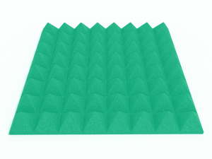 3 Inch Acoustic Foam Pyramid Style Panels - 13 Color Options