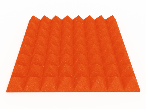 3 Inch Acoustic Foam Pyramid Style Panels - 13 Color Options