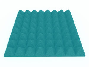 3 Inch Acoustic Foam Pyramid Style Panels - 13 Color Options