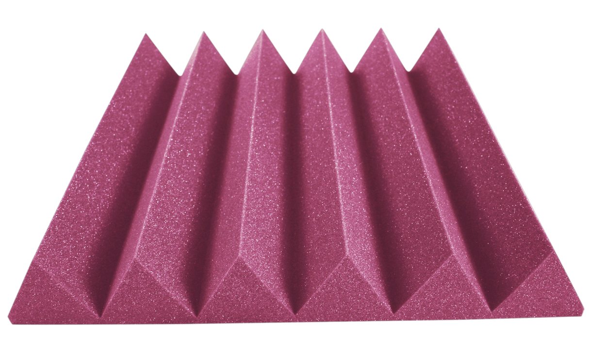 4 Inch Acoustic Foam Wedge Style Panels - 13 Color Options
