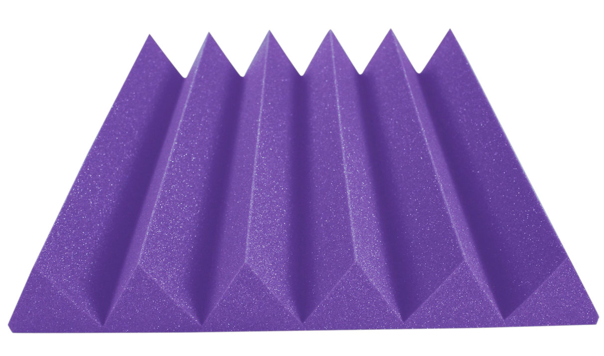 4 Inch Acoustic Foam Wedge Style Panels - 13 Color Options
