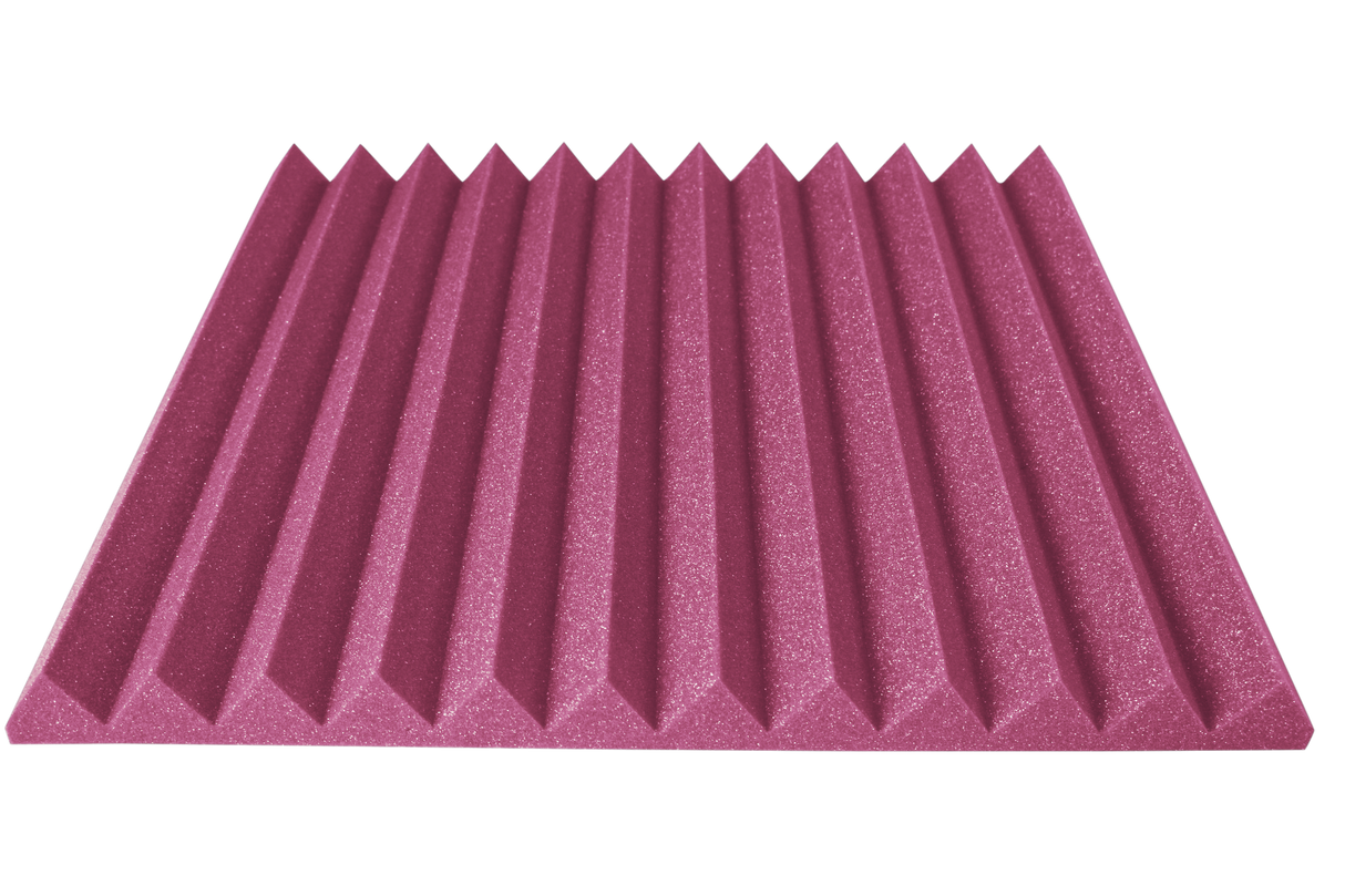 2 Inch Acoustic Foam Wedge Style Panels - 13 Color Options