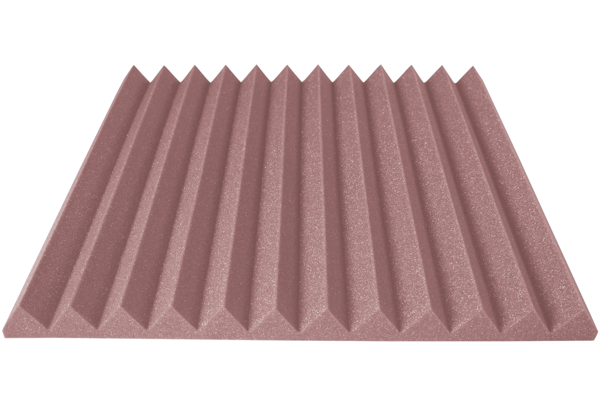 2 Inch Acoustic Foam Wedge Style Panels - 13 Color Options