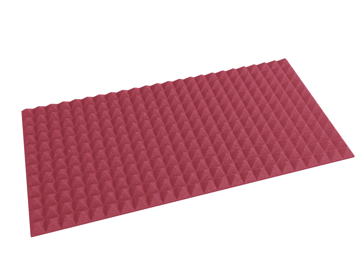 2 Inch Acoustic Foam Pyramid Style Panels - 13 Color Options